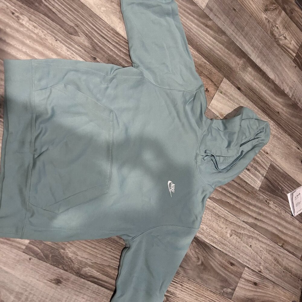 Men's, Small, teal, Nike, Hoodie.